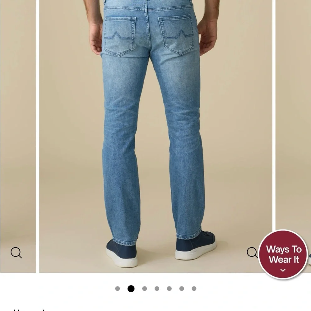 Flag & Anthem light wash Men's Blue Jeans BNWT